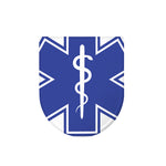 The Star Of Life Paramedic Symbol Print Toilet Lid Cover