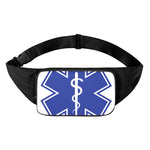 The Star Of Life Paramedic Symbol Print Waist Bag