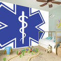 The Star Of Life Paramedic Symbol Print Wall Sticker