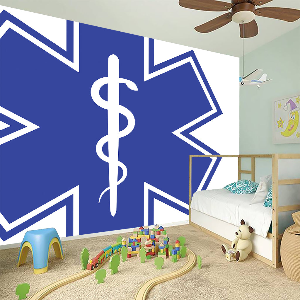 The Star Of Life Paramedic Symbol Print Wall Sticker