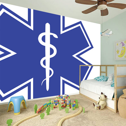 The Star Of Life Paramedic Symbol Print Wall Sticker