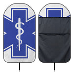 The Star Of Life Paramedic Symbol Print Waterproof Car Seat Cover