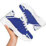 The Star Of Life Paramedic Symbol Print White Chunky Shoes