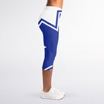 The Star Of Life Paramedic Symbol Print Women's Capri Leggings