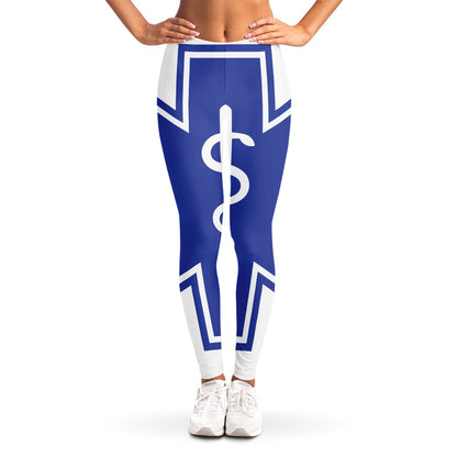 The Star Of Life Paramedic Symbol Print Women's Leggings
