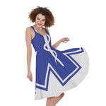 The Star Of Life Paramedic Symbol Print Women's Sleeveless Dress