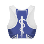 The Star Of Life Paramedic Symbol Print Women's Sports Bra