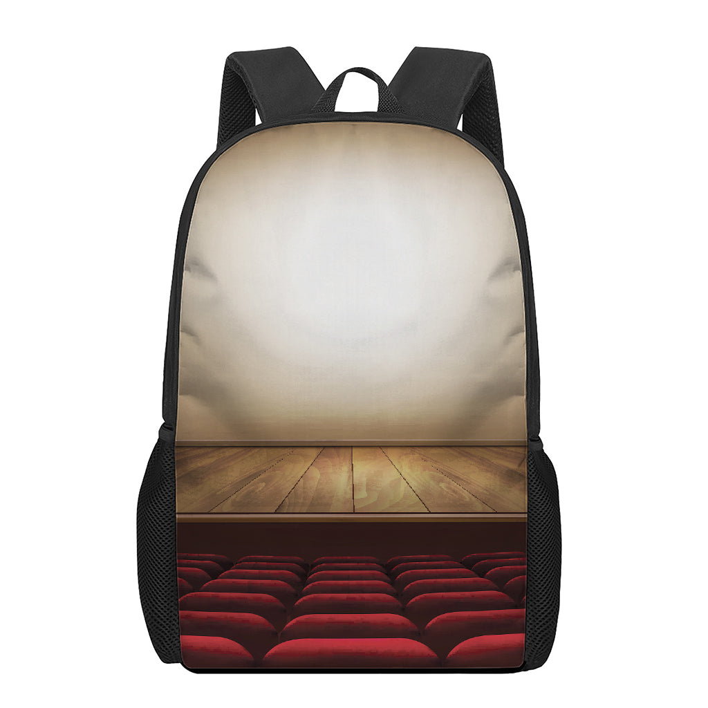Theater Stage Print 17 Inch Backpack