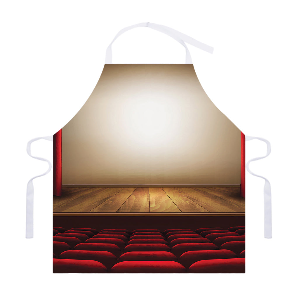 Theater Stage Print Adjustable Apron