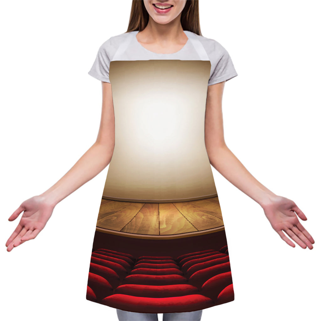 Theater Stage Print Adjustable Apron