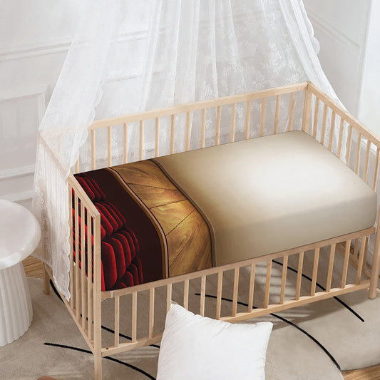Theater Stage Print Baby Crib Sheet