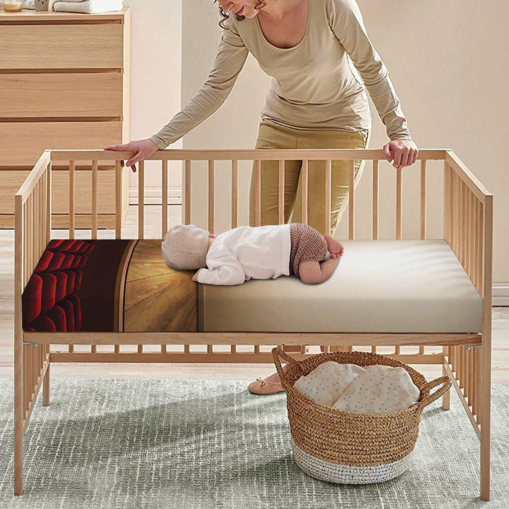 Theater Stage Print Baby Crib Sheet