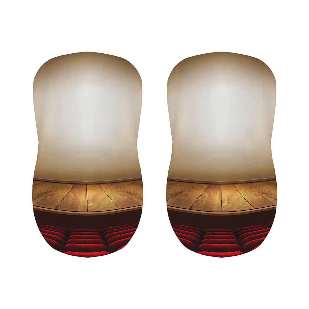 Theater Stage Print Bar Stool Covers