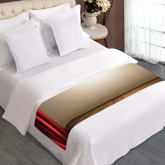 Theater Stage Print Bed Runner