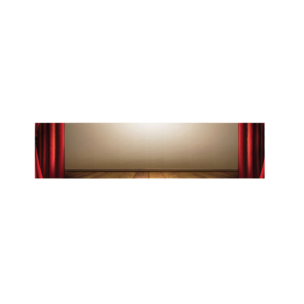 Theater Stage Print Bed Runner