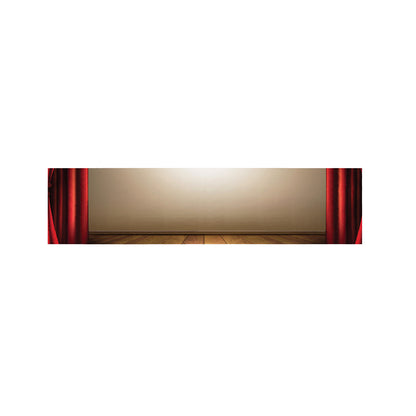 Theater Stage Print Bed Runner