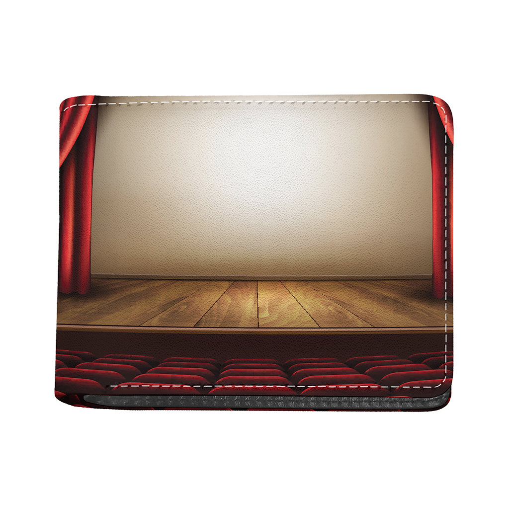 Theater Stage Print Bifold Wallet