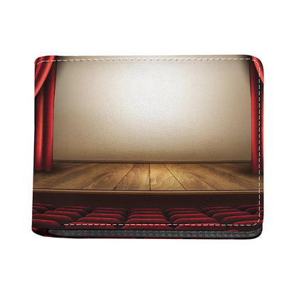 Theater Stage Print Bifold Wallet