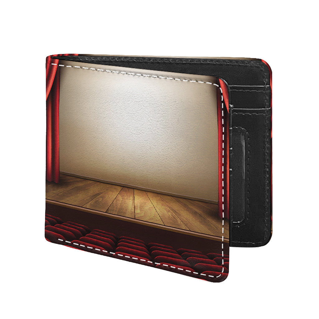 Theater Stage Print Bifold Wallet