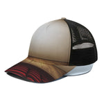 Theater Stage Print Black Mesh Trucker Cap