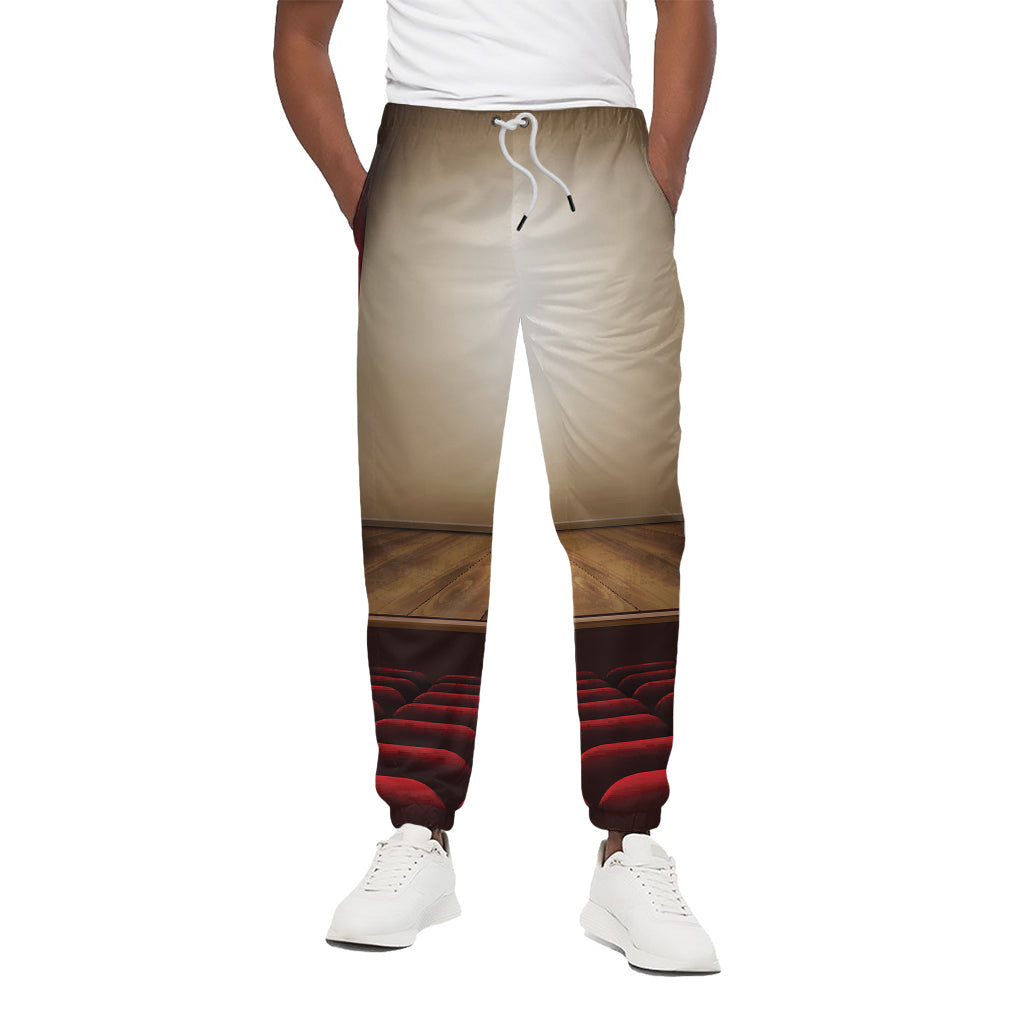Theater Stage Print Cotton Pants