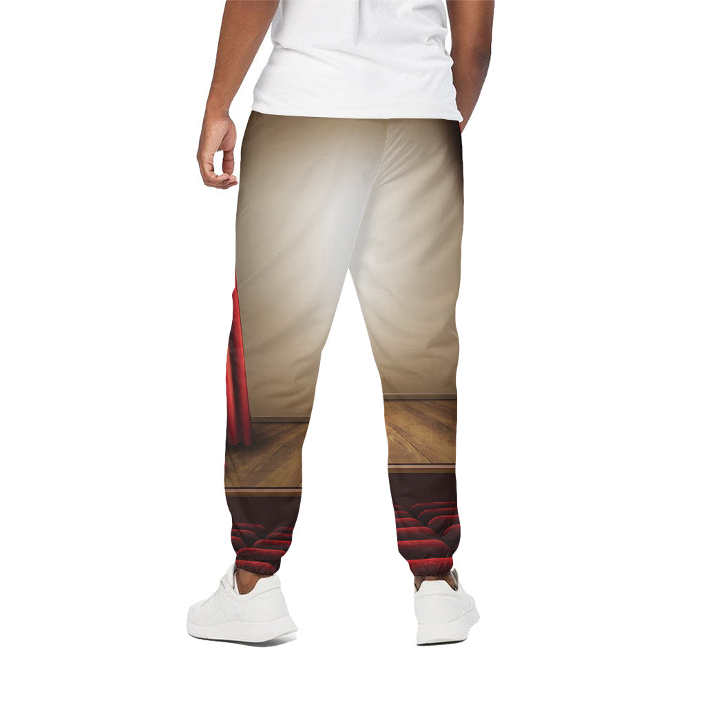 Theater Stage Print Cotton Pants