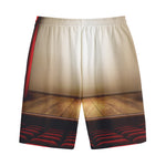Theater Stage Print Cotton Shorts