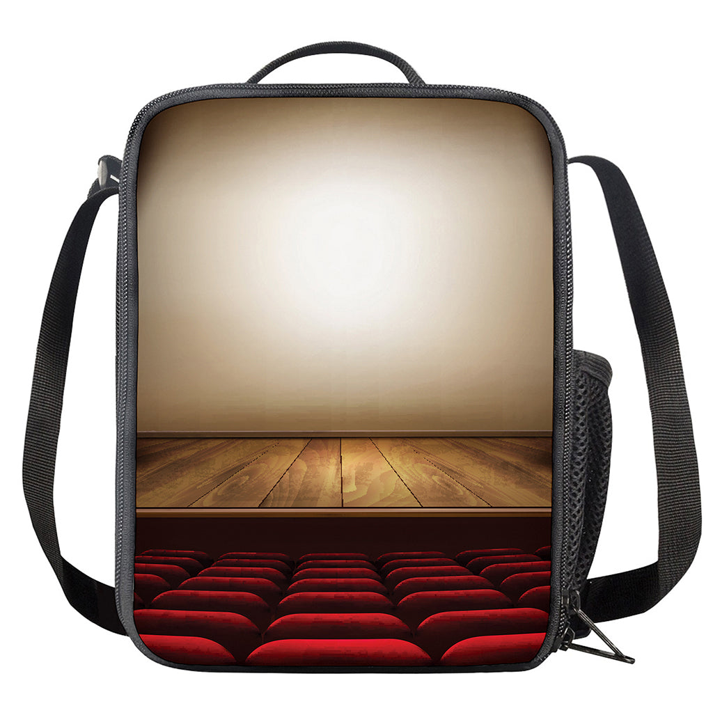 Theater Stage Print Crossbody Lunch Bag