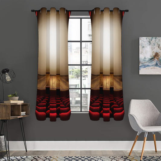 Theater Stage Print Curtain