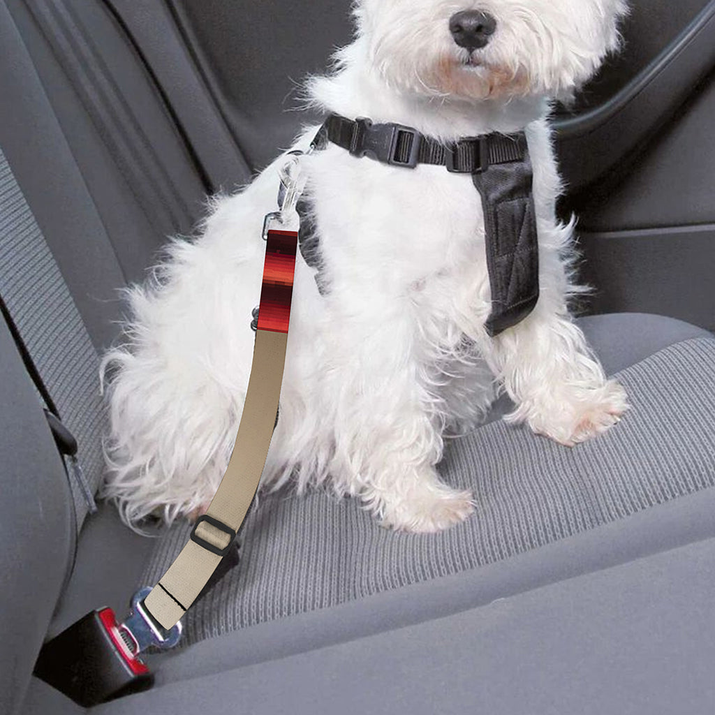 Theater Stage Print Dog Seat Belt