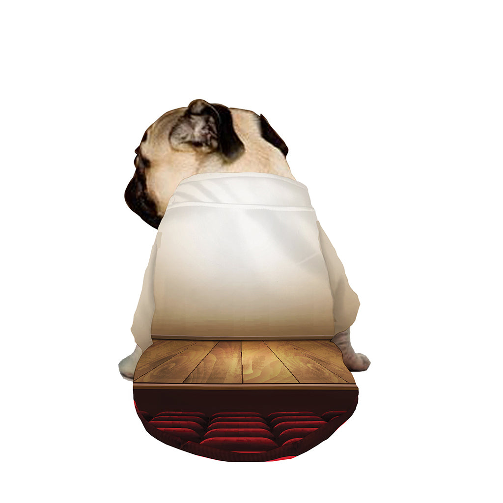 Theater Stage Print Dog Zip Up Jacket