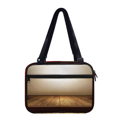 Theater Stage Print Double Strap Bible Bag