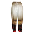 Theater Stage Print Fleece Lined Knit Pants