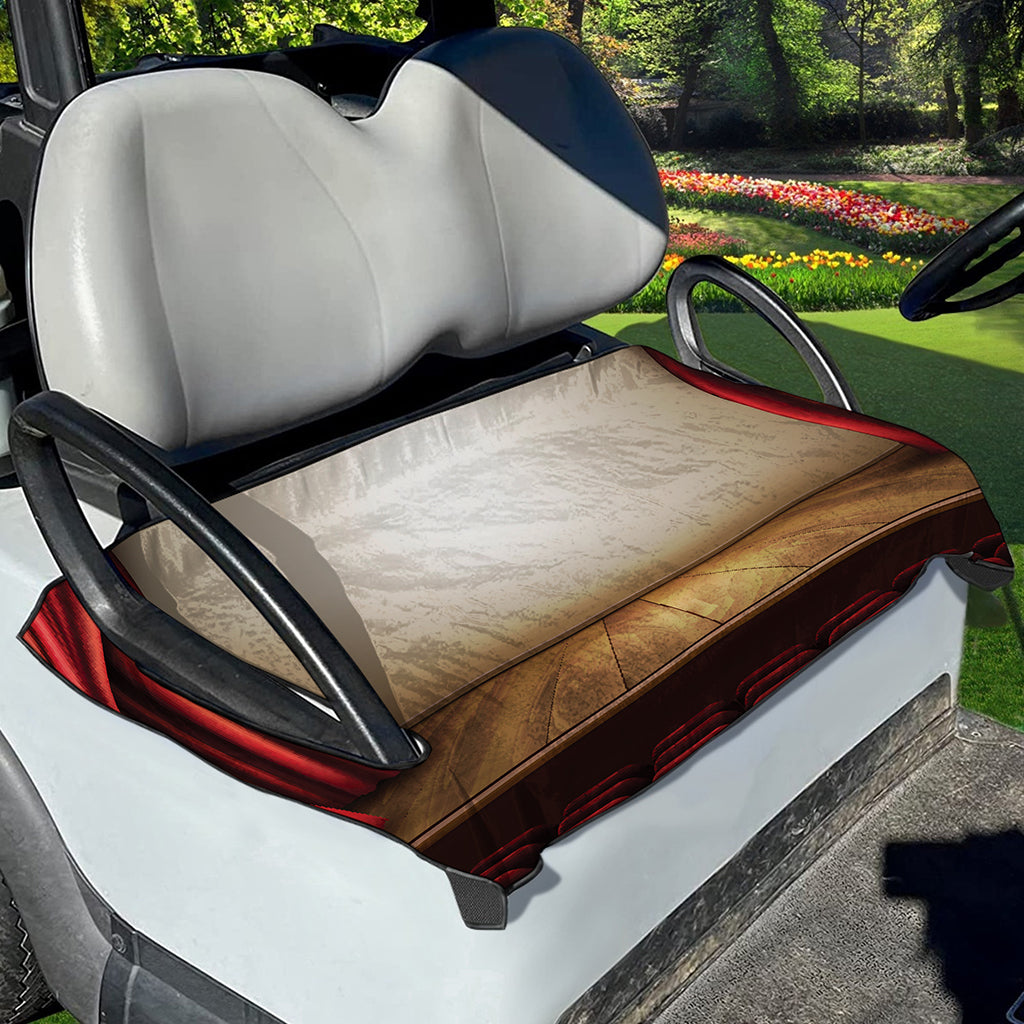 Theater Stage Print Golf Cart Seat Cover