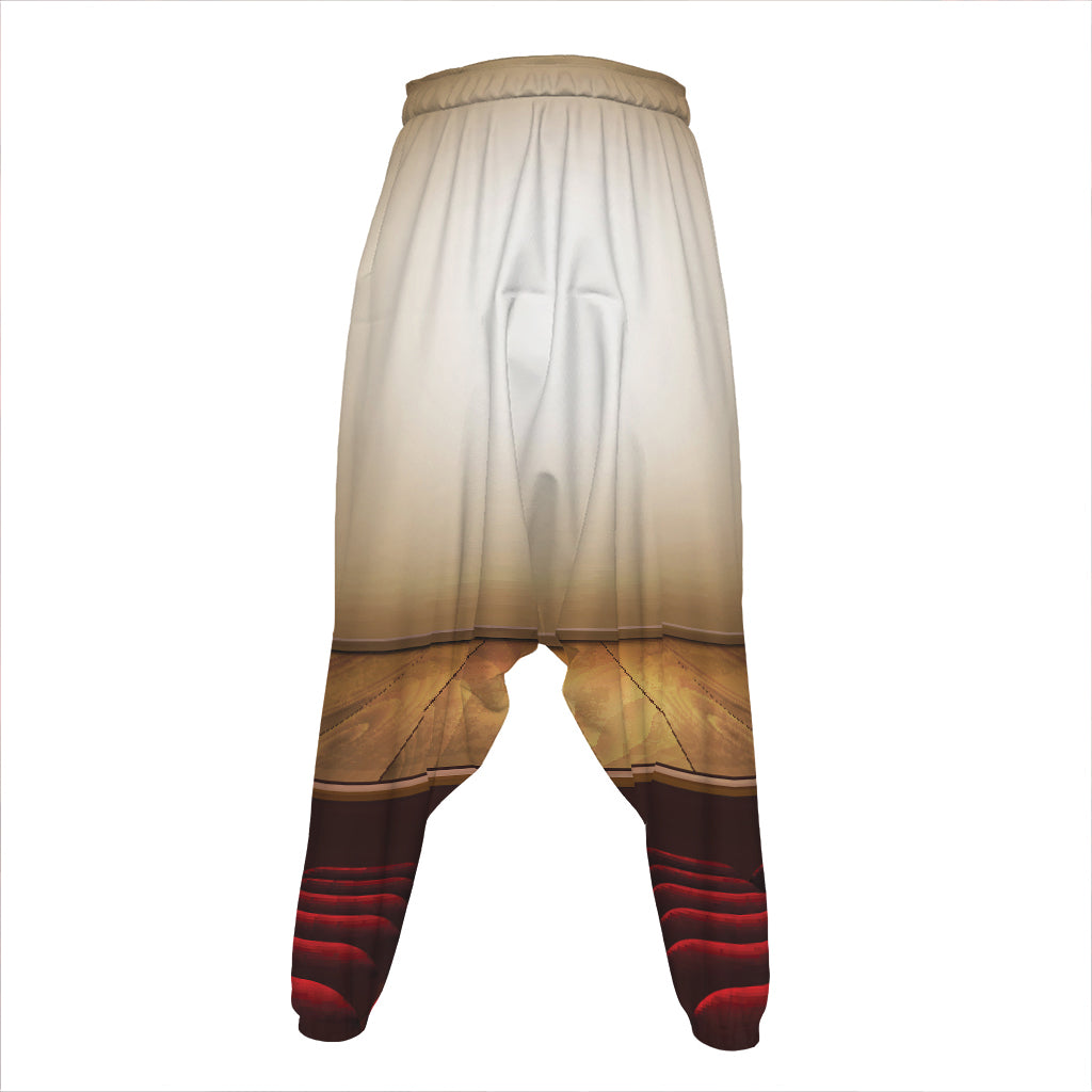 Theater Stage Print Hammer Pants