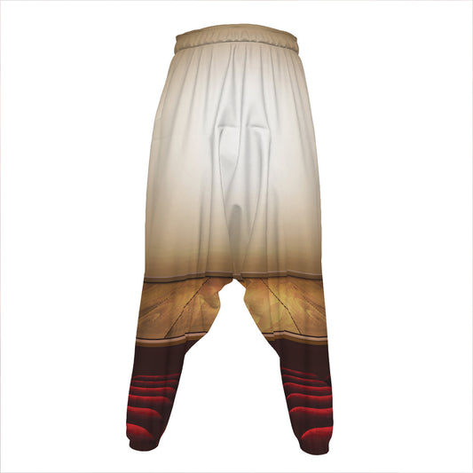 Theater Stage Print Hammer Pants