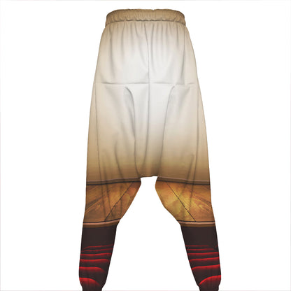 Theater Stage Print Hammer Pants