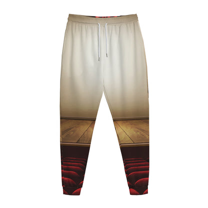 Theater Stage Print Jogger Pants