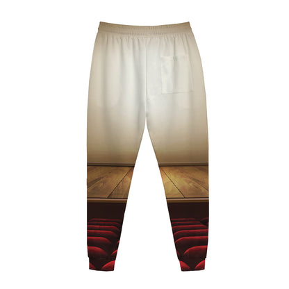 Theater Stage Print Jogger Pants