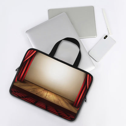 Theater Stage Print Laptop Sleeve With Handle