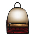 Theater Stage Print Leather Backpack
