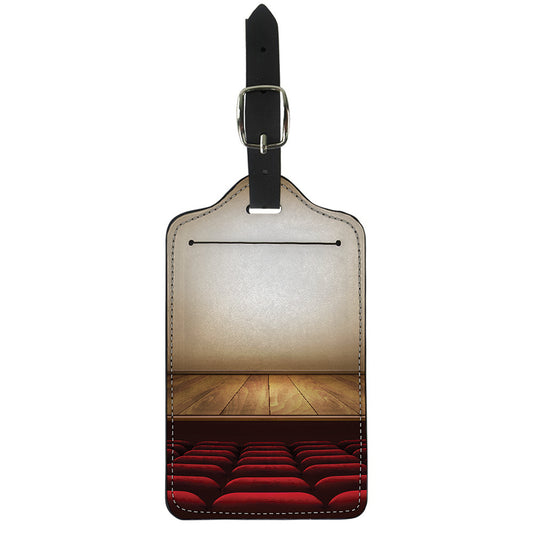 Theater Stage Print Luggage Tag