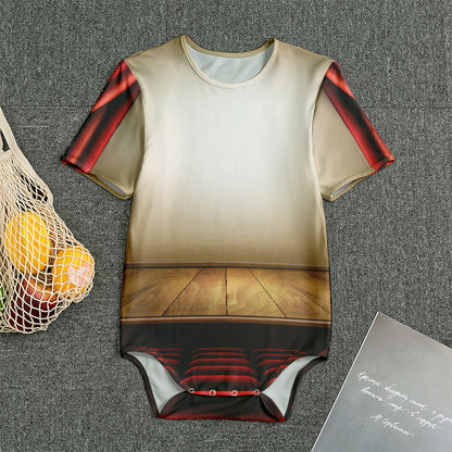 Theater Stage Print Men's Bodysuit