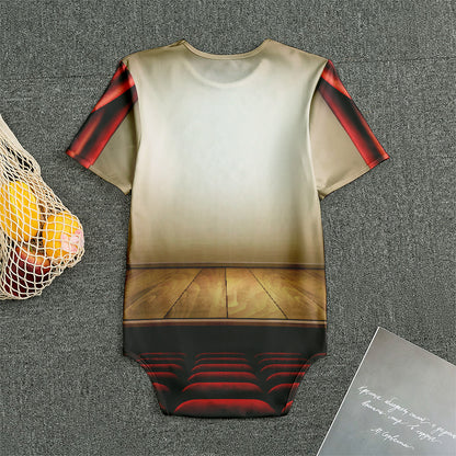 Theater Stage Print Men's Bodysuit