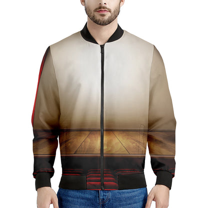 Theater Stage Print Men's Bomber Jacket