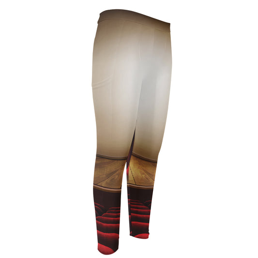 Theater Stage Print Men's Compression Pants