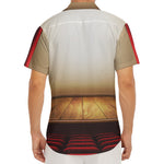 Theater Stage Print Men's Deep V-Neck Shirt