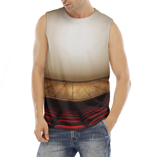 Theater Stage Print Men's Fitness Tank Top