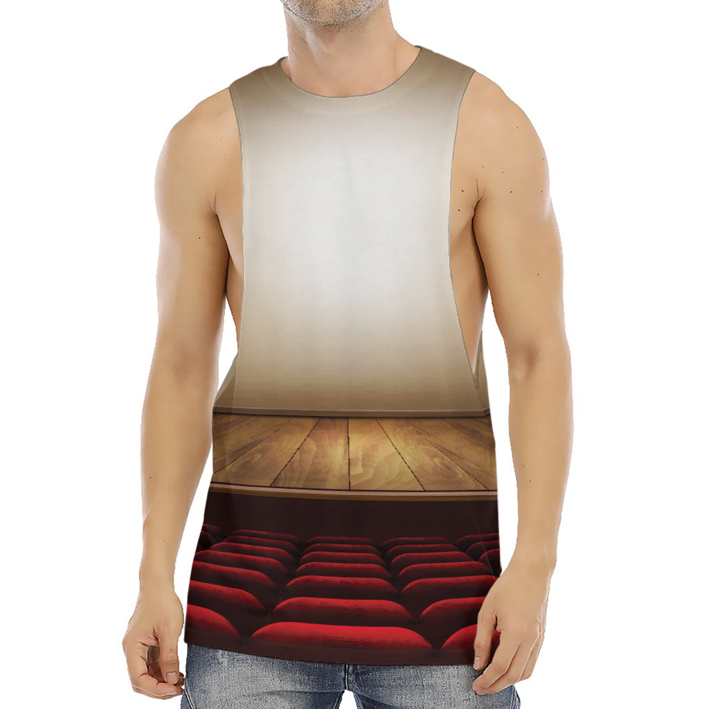 Theater Stage Print Men's Muscle Tank Top
