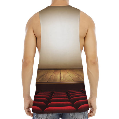 Theater Stage Print Men's Muscle Tank Top